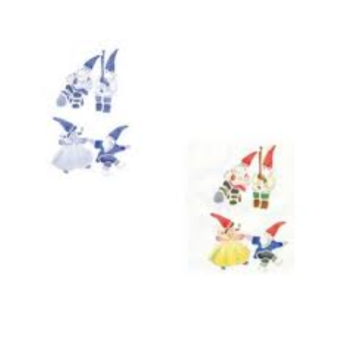 MASCHERA PER STENCIL FANTASIA GNOMI CM 14,8 X 21 EASY