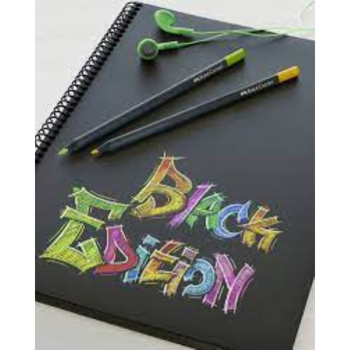 CONFEZIONE CON 12 MATITE COLORATE MORBIDE SELEZIONE SKIN TONES BLACK EDITION FABER CASTELL