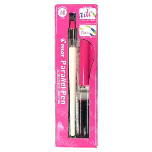 PENNA CALLIGRAFICA PARALLEL PEN - PUNTA MEDIA 3.0 MM - CON 2 RICARICHE - PILOT