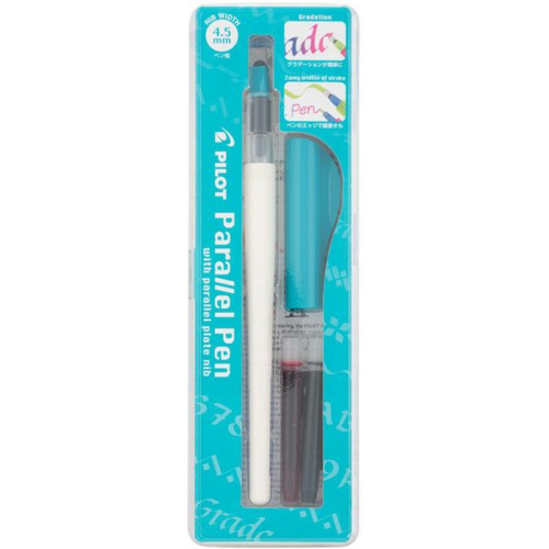 PENNA CALLIGRAFICA PARALLEL PEN - PUNTA LARGA 4.5 MM - CON 2 RICARICHE - PILOT