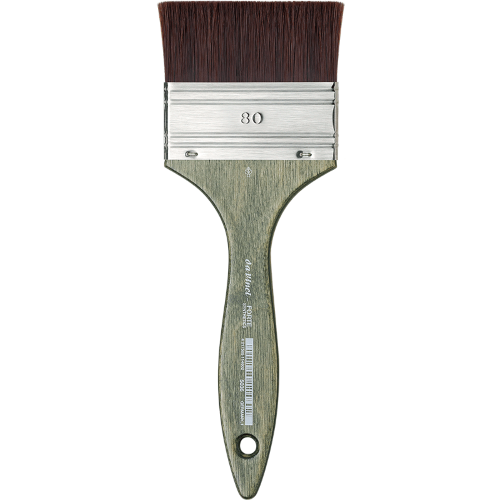 PENNELLESSA DA VINCI FORTE SERIE 5036 - SINTETICO MARRONE ROSSICCIO MANICO CORTO