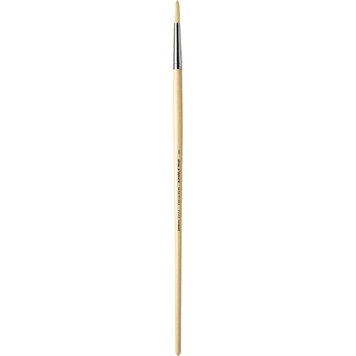 PENNELLO TONDO SETOLA BIANCA MANICO LUNGO SERIE 7700 MAESTRO DA VINCI