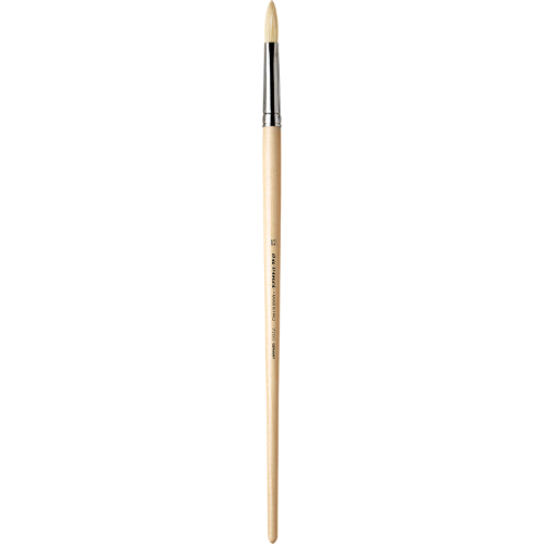 PENNELLO TONDO SETOLA BIANCA MANICO LUNGO SERIE 7700 MAESTRO DA VINCI