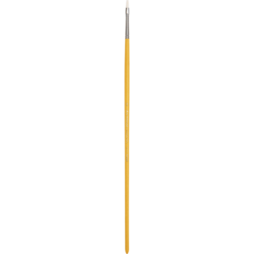 PENNELLO PIATTO SETOLA BIANCA MANICO LUNGO SERIE 7100 MAESTRO DA VINCI