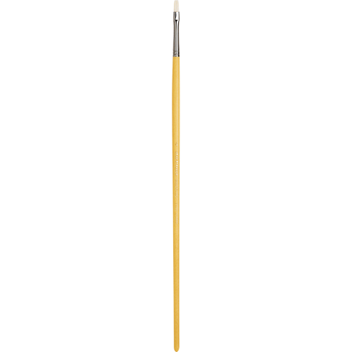 PENNELLO PIATTO SETOLA BIANCA MANICO LUNGO SERIE 7100 MAESTRO DA VINCI