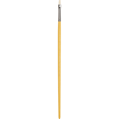 PENNELLO PIATTO SETOLA BIANCA MANICO LUNGO SERIE 7100 MAESTRO DA VINCI