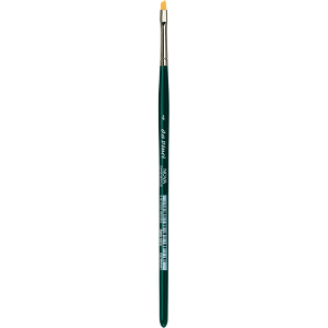 PENNELLO DA VINCI NOVA SERIE 1373 - OBLIQUO SINTETICO EXTRAFINE DORATO MANICO CORTO