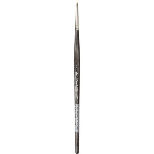 PENNELLO DA VINCI COLINEO SERIE 5526 - TONDO PUNTA CORTA PER RITOCCO SINTETICO IMIT. MARTORA MANICO CORTO