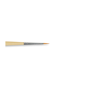 PENNELLO TONDO SINTETICO DORATO MANICO CORTO ANTI ROLLING SERIE 303 JUNIOR SYNTHETICS DA VINCI