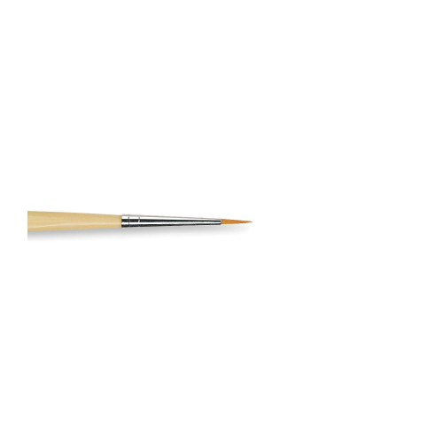 PENNELLO TONDO SINTETICO DORATO MANICO CORTO ANTI ROLLING SERIE 303 JUNIOR SYNTHETICS DA VINCI