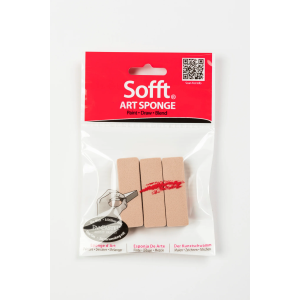 CONFEZIONE CON 3 SPUGNE PER PASTELLO PIATTE ART SPONGE PAN PASTEL