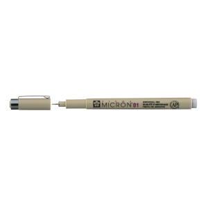 PENNA A INCHIOSTRO PIGMENTATO PIGMA MICRON 01 PUNTA MM 0.25 SAKURA