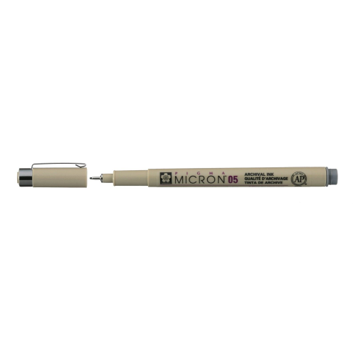 PENNA A INCHIOSTRO PIGMENTATO PIGMA MICRON 05 PUNTA MM 0.45 SAKURA