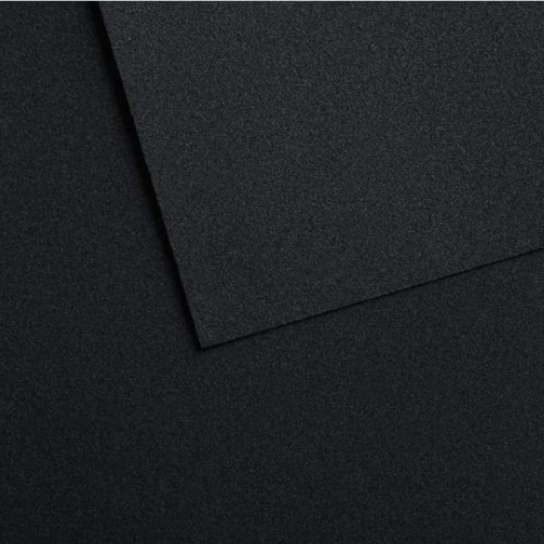 ALBUM CARTA PER PASTELLO E DISEGNO CANSON MI-TEINTES VELVET CM 24 X 32 GR MQ 430 COLORE NERO CARBONE
