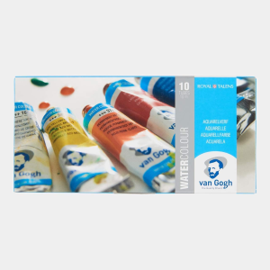 CONFEZIONE CON 10 COLORI AD ACQUERELLO IN TUBO DA 10 ML VAN GOGH ROYAL TALENS