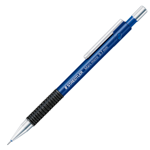 PORTAMINE CON CLIP, PULSANTE E PUNTA RETRATTILE IN METALLO 0.7 MM MARS MICRO STAEDTLER