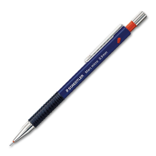 PORTAMINE CON CLIP, PULSANTE E PUNTA RETRATTILE IN METALLO 0.9 MM MARS MICRO STAEDTLER