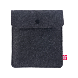 ASTUCCIO IN TESSUTO CON 10 PENNE NERE DIVERSI SPESSORI PIGMA MICRON BLACK EDITION SAKURA