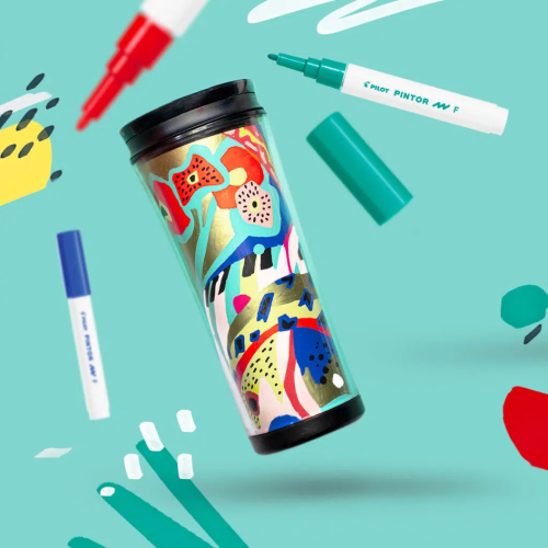 PENNARELLO CON INCHIOSTRO PIGMENTATO A BASE D'ACQUA TRATTO EXTRAFINE DA 0,5 / 0,7 MM PINTOR PILOT 