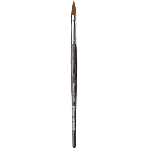 PENNELLO DA VINCI COLINEO SERIE 822 - OVALE A PUNTA SINTETICO IMITAZIONE MARTORA MANICO CORTO