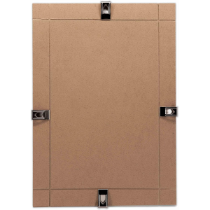 CORNICE A GIORNO IN PLEXIGLASS CON CLIP CM 35 X 50