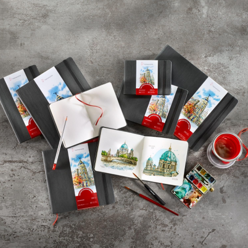 ALBUM PER ACQUERELLO WATERCOLOUR BOOK CON COPERTINA RIGIDA GR MQ 200 HAHNEMUHLE