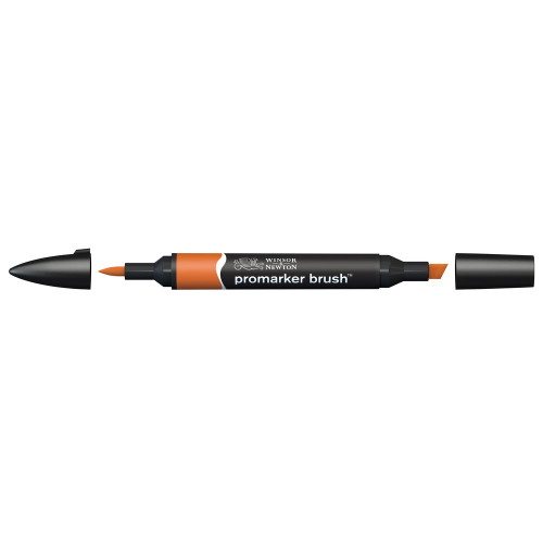PENNARELLO AD ALCOL PUNTA PENNELLO E PUNTA SCALPELLO PROMARKER BRUSH WINSOR & NEWTON