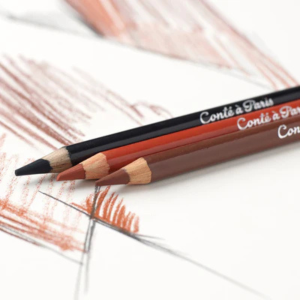 CONFEZIONE 6 MATITE DISEGNO CON MINA DA 5 MM CONTE'