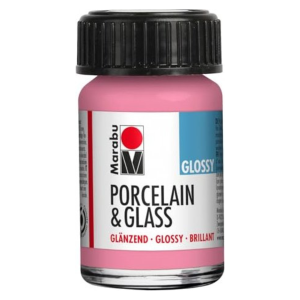 COLORE LUCIDO A BASE D'ACQUA PER CERAMICA E VETRO 15 ML PORCELAIN & GLASS MARABÙ