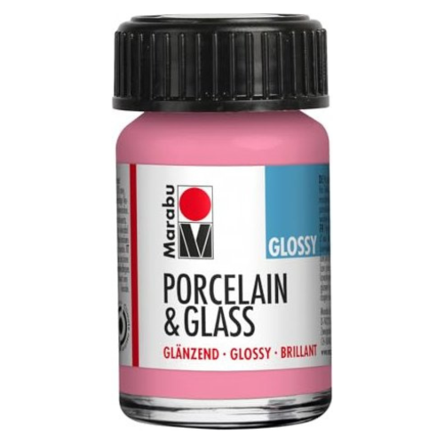 COLORE LUCIDO A BASE D'ACQUA PER CERAMICA E VETRO 15 ML PORCELAIN & GLASS MARABÙ