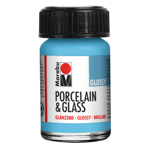 COLORE LUCIDO A BASE D'ACQUA PER CERAMICA E VETRO 15 ML PORCELAIN & GLASS MARABÙ