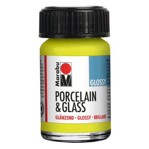 COLORE LUCIDO A BASE D'ACQUA PER CERAMICA E VETRO 15 ML PORCELAIN & GLASS MARABÙ