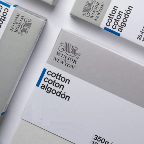 TELAIO TELATO CON BORDO CM 1,9 COTONE GRANA MEDIA GR MQ 350 LINEA STANDARD WINSOR & NEWTON