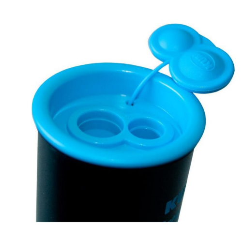 TEMPERAMATITE A DUE FORI CON SERBATOIO GRANDE IN PLASTICA RICICLATA MOD. 1870 GREEN LINE KUM