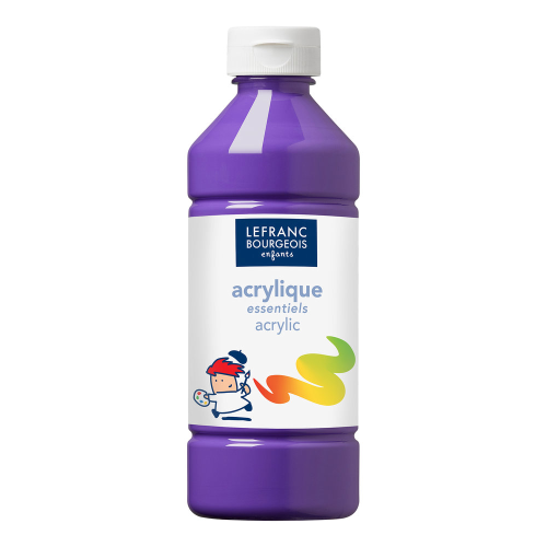 COLORE ACRILICO L'ESSENZIALE DA 500 ML LEFRANC BOURGEOIS ENFANTS