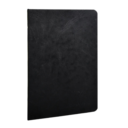 QUADERNO CON COPERTINA NERA EFFETTO PELLE E CARTA PER SCHIZZO DA 90 GR/MQ - AGE BAG CLAIREFONTAINE