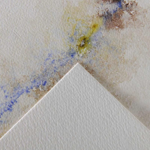 BLOCCO CARTA PER ACQUERELLO COPERTINA RIGIDA IN TESSUTO CON ELASTICO GRANA FINA 300 GR MQ LEPORELLO MONTVAL ART BOOK CANSON