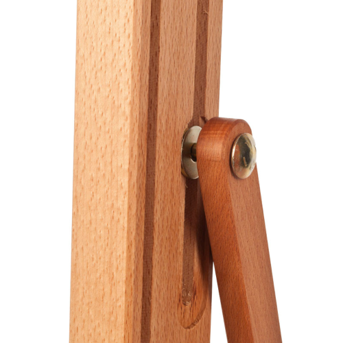 CAVALLETTO DA STUDIO MEDIO PER TELE FINO A CM 215 CON RIPIANO PORTACOLORI IN LEGNO MASSELLO DI FAGGIO M/07 MABEF