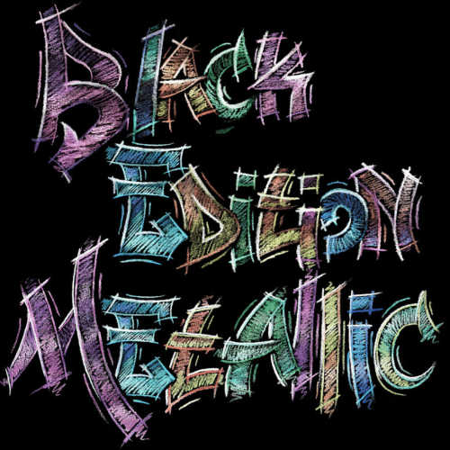 CONFEZIONE CON 12 MATITE COLORATE MORBIDE SELEZIONE METALLIC BLACK EDITION FABER CASTELL