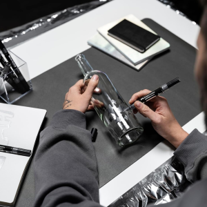 PENNARELLO EFFETTO SPECCHIO - CROMATO CON DOPPIA PUNTA DA 3 MM E DA 0,8 MM - MULTIMARK MIRROR CHROME FABER CASTELL