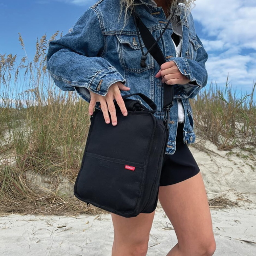 BORSA CUSTODIA VUOTA CON TRACOLLA E MANIGLIA CARRY ALL DERWENT - 132 SPAZI PER MATITE, PIU' ACCESSORI E BLOCCO A5 -
