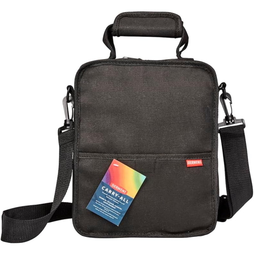 BORSA CUSTODIA VUOTA CON TRACOLLA E MANIGLIA CARRY ALL DERWENT - 132 SPAZI PER MATITE, PIU' ACCESSORI E BLOCCO A5 -