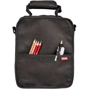 BORSA CUSTODIA VUOTA CON TRACOLLA E MANIGLIA CARRY ALL DERWENT - 132 SPAZI PER MATITE, PIU' ACCESSORI E BLOCCO A5 -