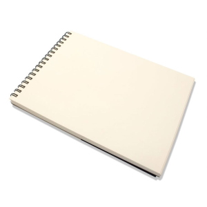 BLOCCO SPIRALATO DA VIAGGIO CON ELASTICO CARTA PER SCHIZZO CM 16 X 21 GR MQ 90 GRAND VOYAGEUR SENNELIER