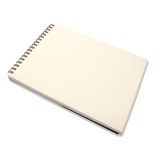 BLOCCO SPIRALATO DA VIAGGIO CON ELASTICO CARTA PER SCHIZZO CM 16 X 21 GR MQ 90 GRAND VOYAGEUR SENNELIER
