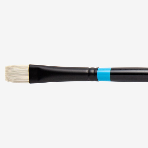 PENNELLO PRINCETON ASPEN SERIE P6500B - PIATTO CORTO SINTETICO IMIT. SETOLA MANICO LUNGO