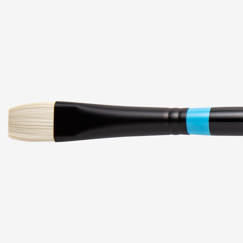 PENNELLO PRINCETON ASPEN SERIE P6500B - PIATTO CORTO SINTETICO IMIT. SETOLA MANICO LUNGO