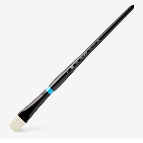 PENNELLO PRINCETON ASPEN SERIE P6500B - PIATTO CORTO SINTETICO IMIT. SETOLA MANICO LUNGO