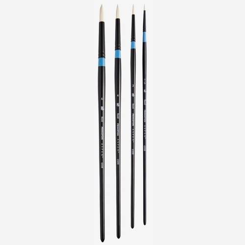 PENNELLO PRINCETON ASPEN SERIE P6500R - TONDO SINTETICO IMIT. SETOLA MANICO LUNGO