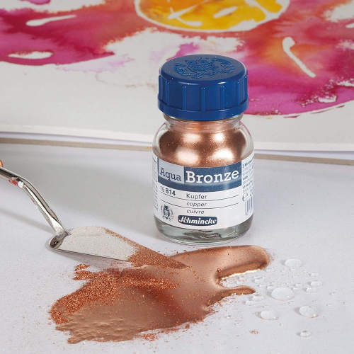 PIGMENTO METALLICO DILUIBILE IN ACQUA 20 ML AQUA BRONZE SCHMINCKE